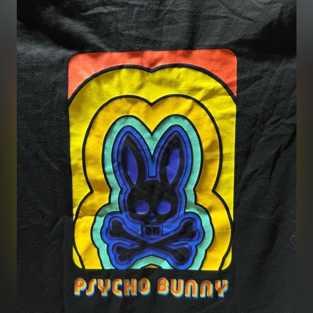 Psycho Bunny T-Shirt - Chelton - Black - Men size 2 /xxsmall - Picture 5 of 10